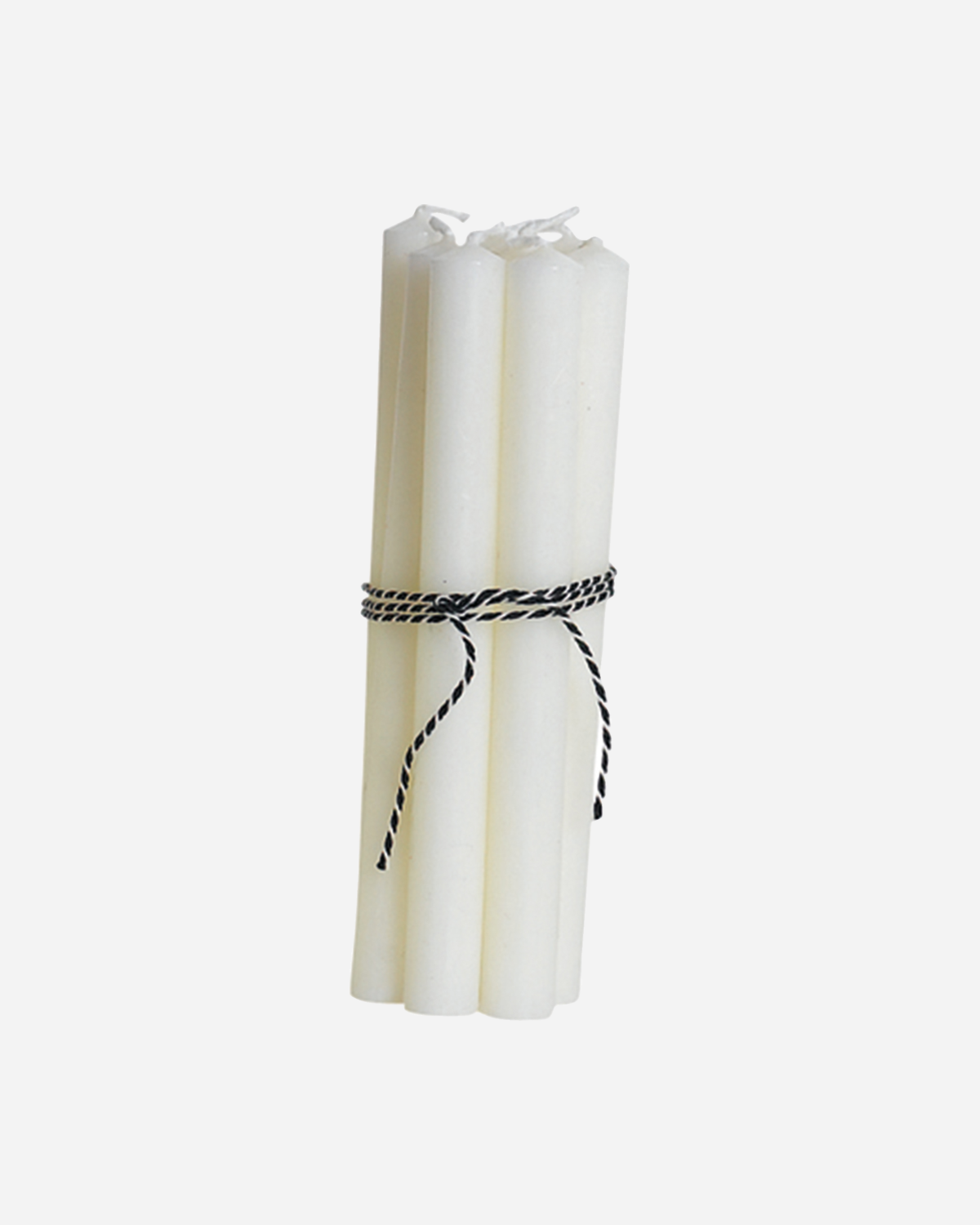 Small pencil candles, White