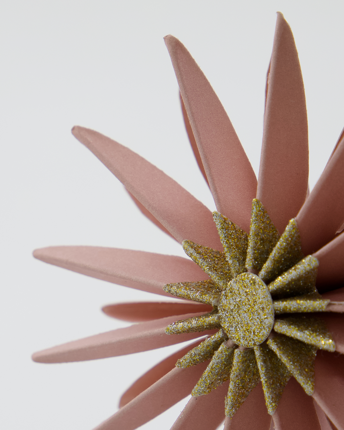 Set of 6 Christmas ornaments 'Stari' by House Doctor - Rose & Champagne