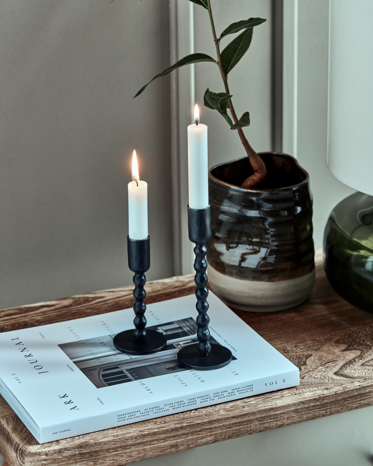Large Candle stand, 'Mala´by House Doctor - Black