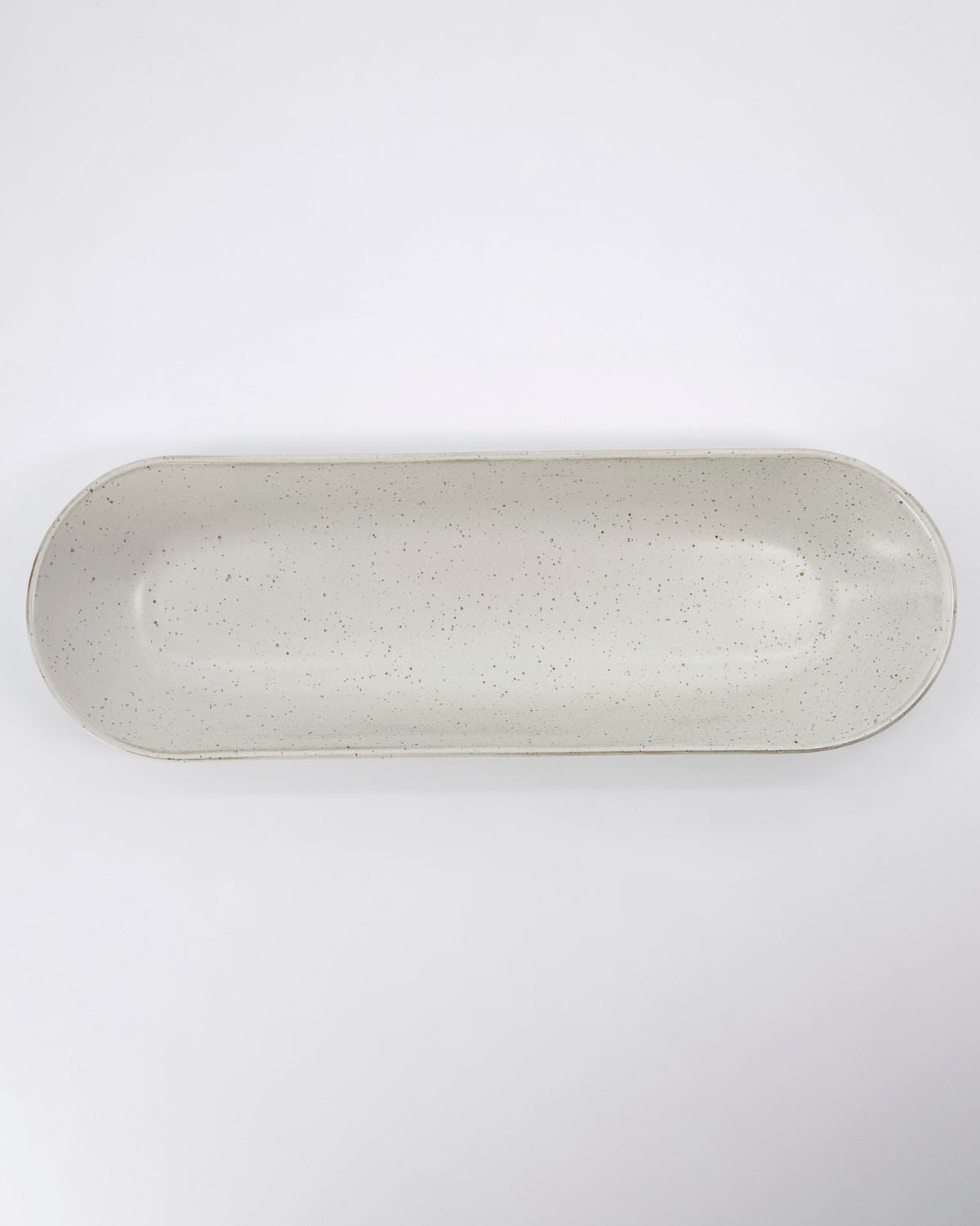 'Pion' long serving dish by house doctor - off white