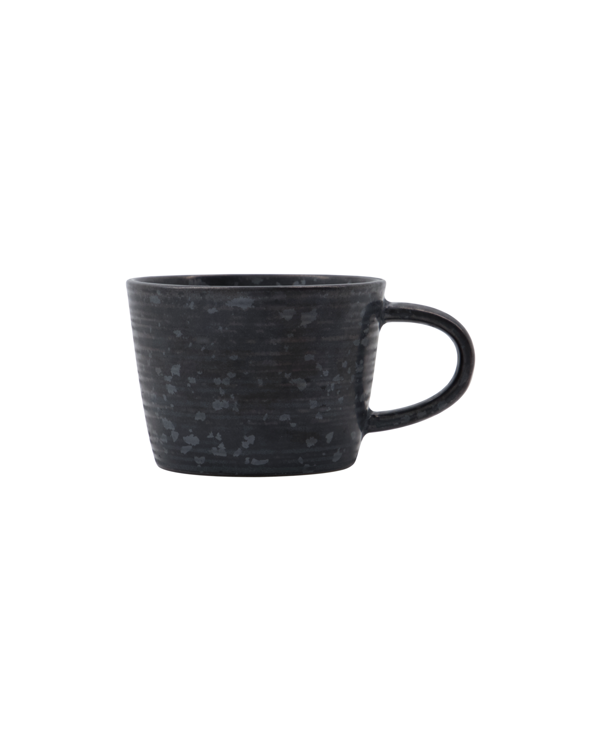 Pion cup and saucer - black - by House Doctor
