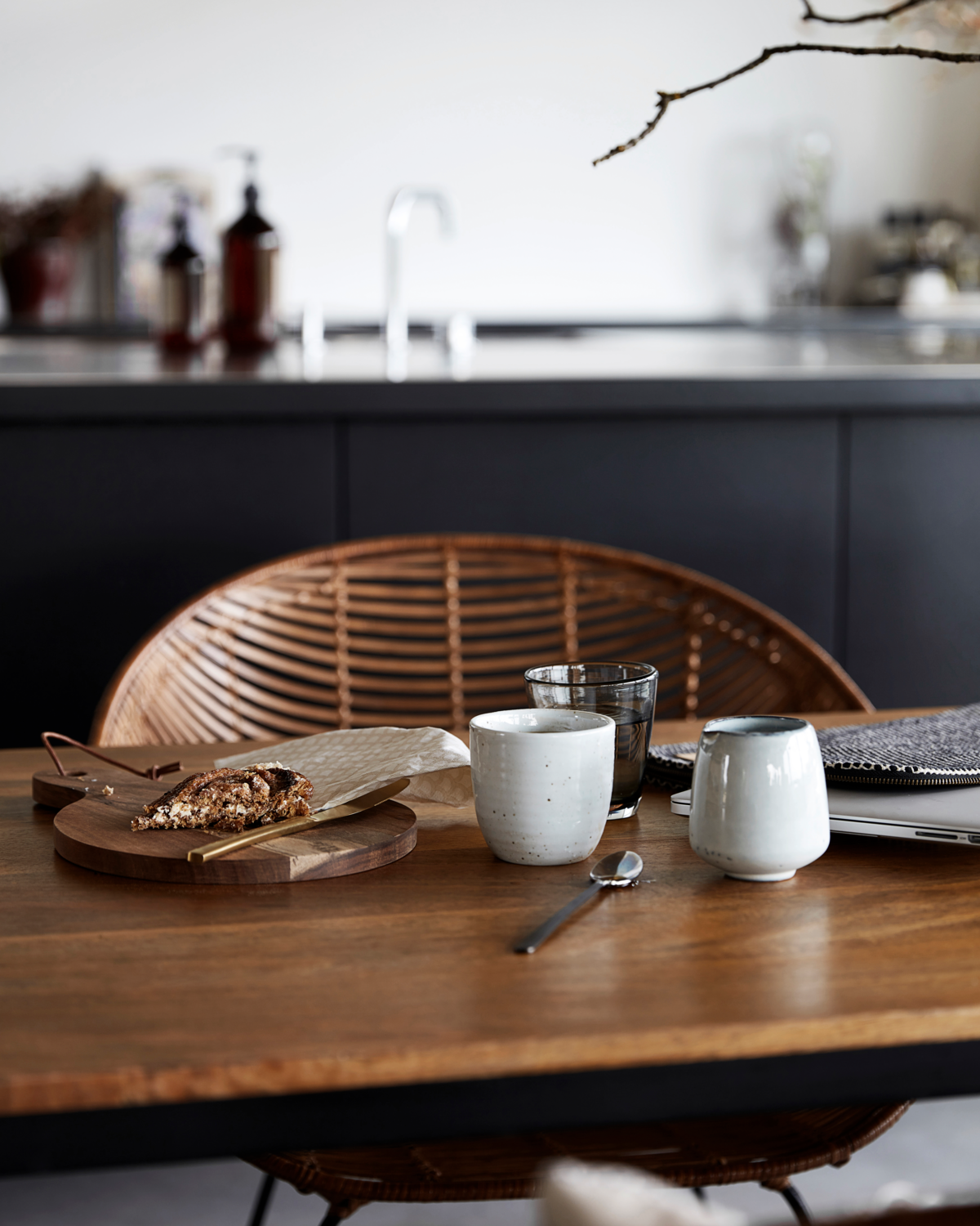 Rustic soy Jug - grey - by House Doctor