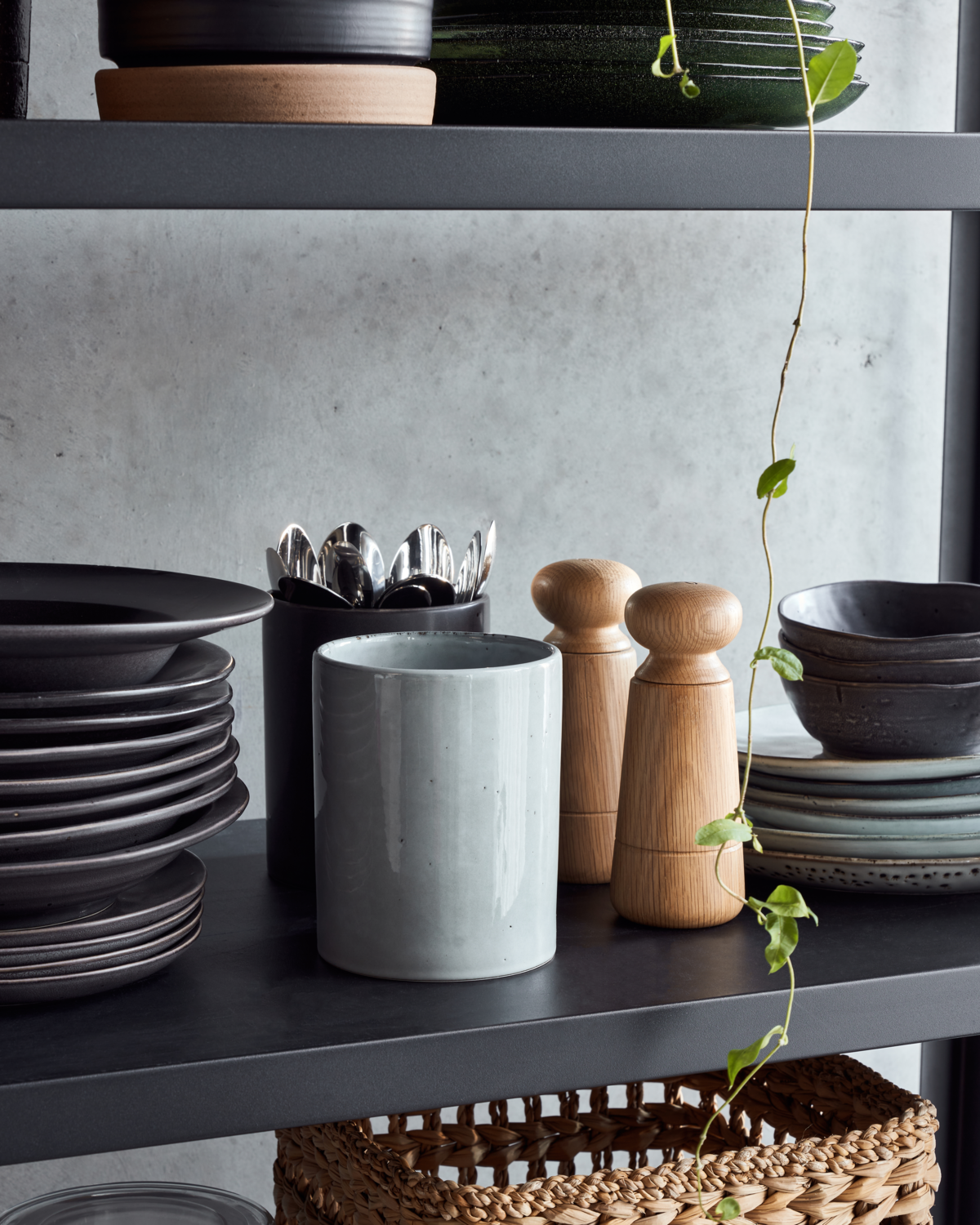 Rustic Jar - grey - by House Doctor