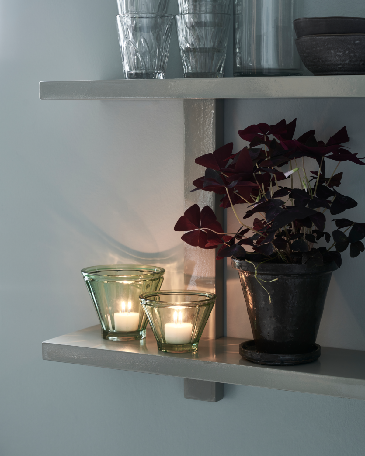 Small ealight holder 'Fren' - Green