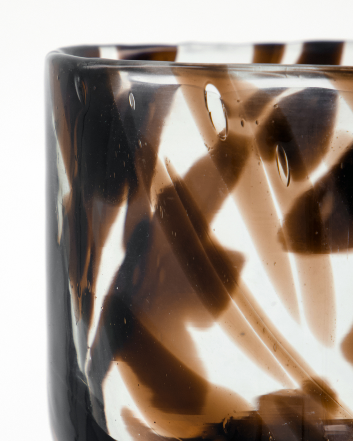 Tealight holder 'Home' by House Doctor - Dark brown