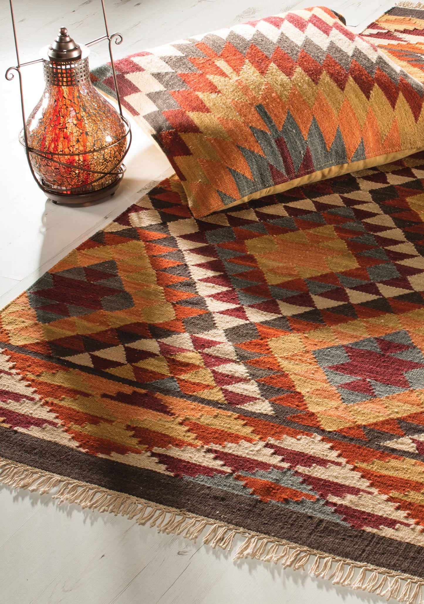 Alwar Kilim Cushion Cover