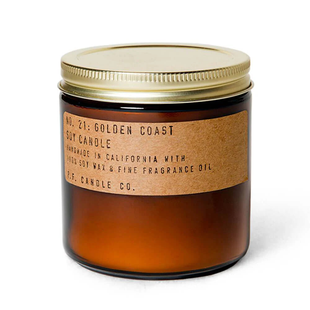 P & F Golden coast large candle 12.5 oz - soy candle