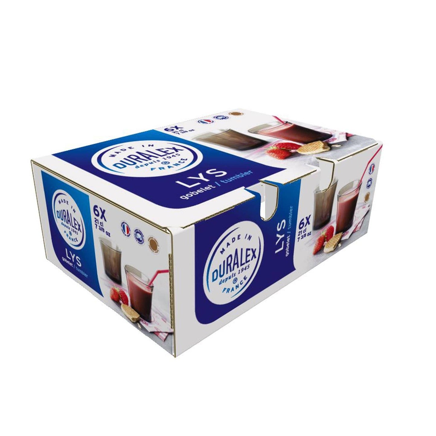 210ml Lys Tumbler Glass - By Duralex: Creole