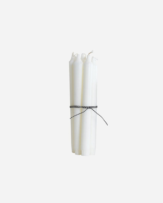 white candle - by house doctor