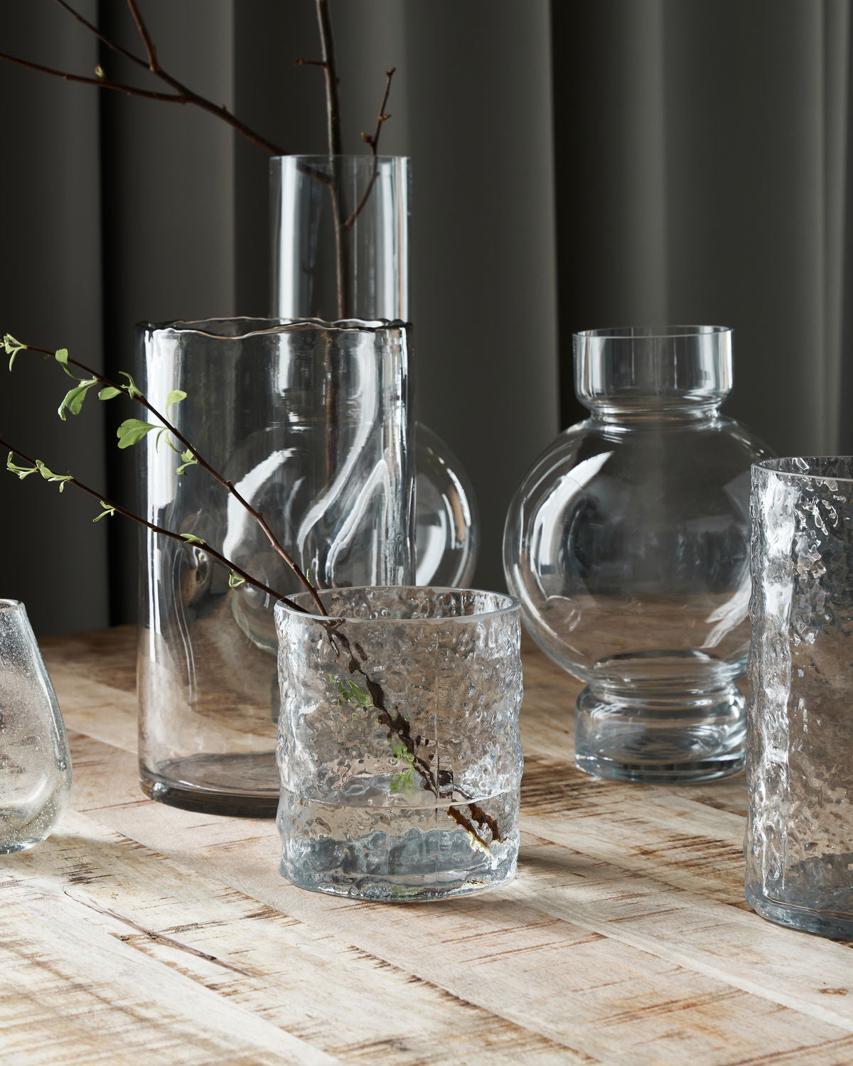 'Huri' vase - small - clear - by house doctor