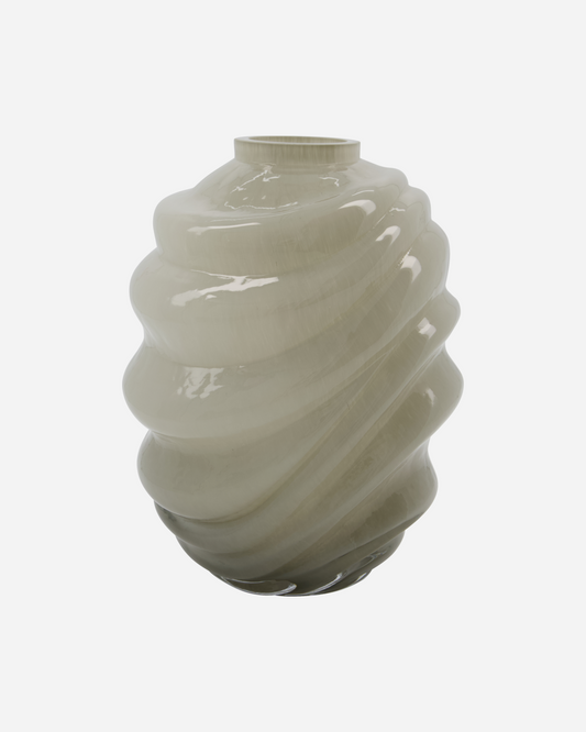 'Desert' vase - off white / light grey - by House Doctor