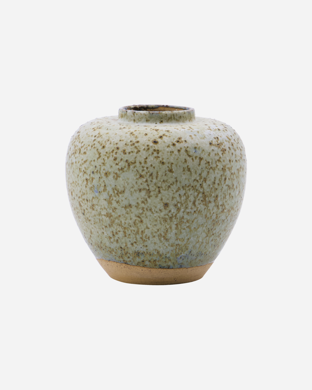 'Tino' vase by House Doctor - grey / green