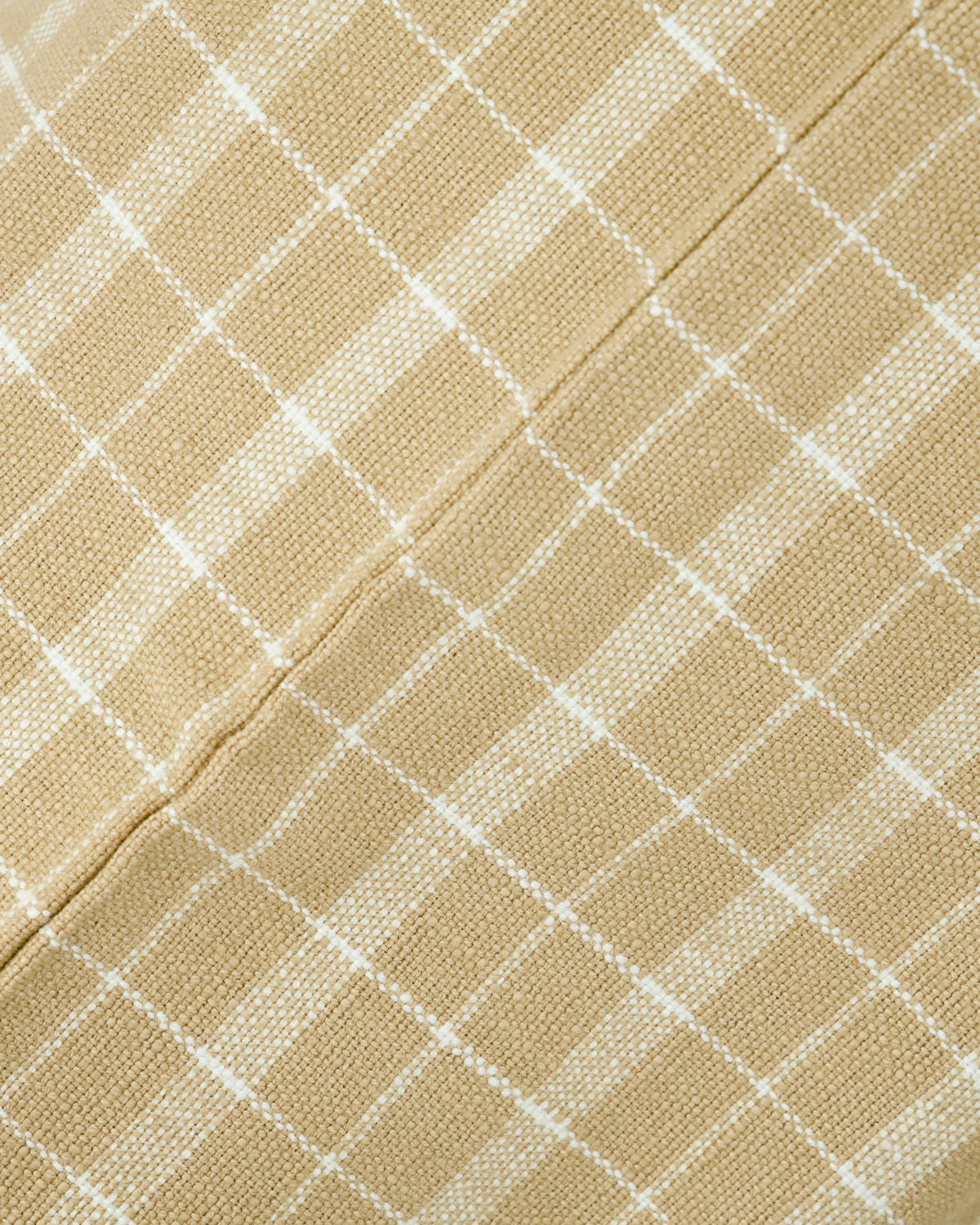 House Doctor 'Thame' cushion cover only - Yellow check