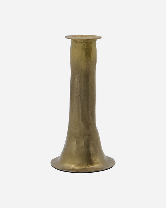 Medium Candle holder,'HDTicca' by House Doctor - Antique gold