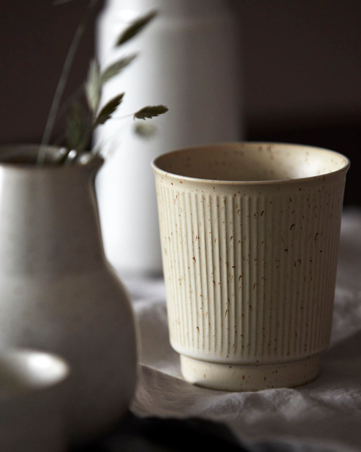 'Berica' Mug - Beige - by house doctor