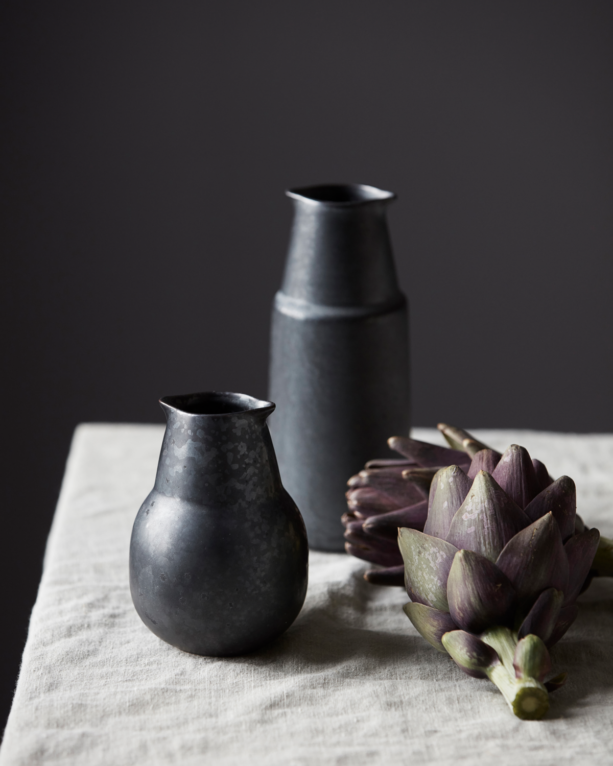 Bottle 'Pion' by House Doctor -  Black / Brown