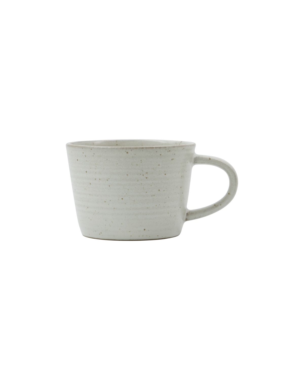 'Pion' cup and saucer - off white - by house doctor