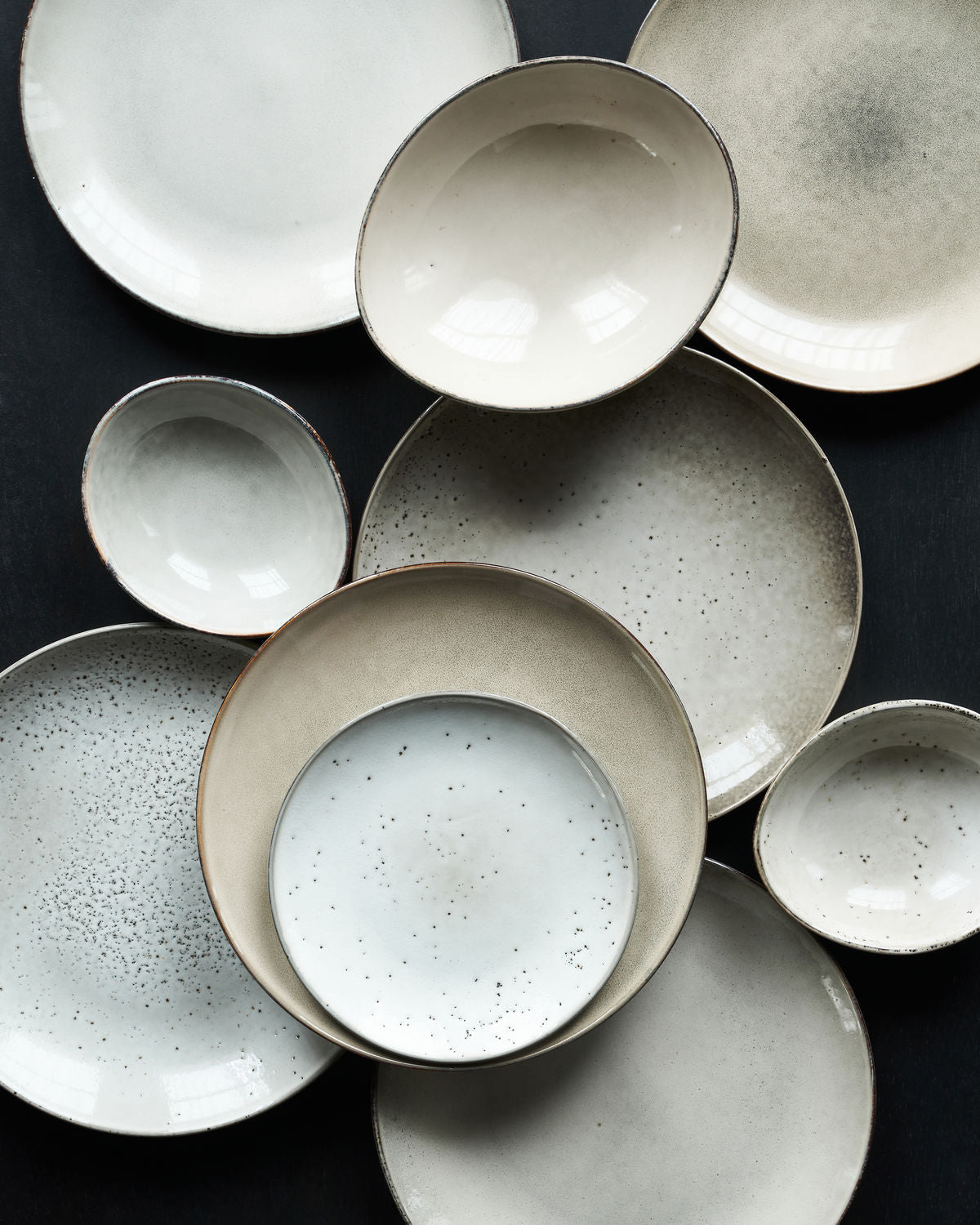 'Lake' small bowl - Grey/Beige - by house doctors