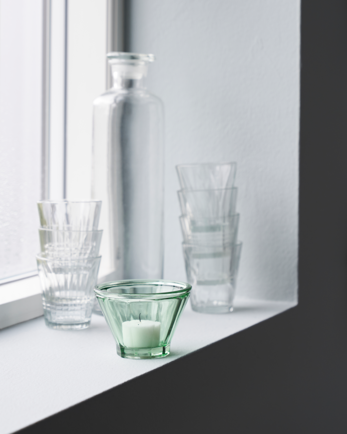 Small ealight holder 'Fren' - Green