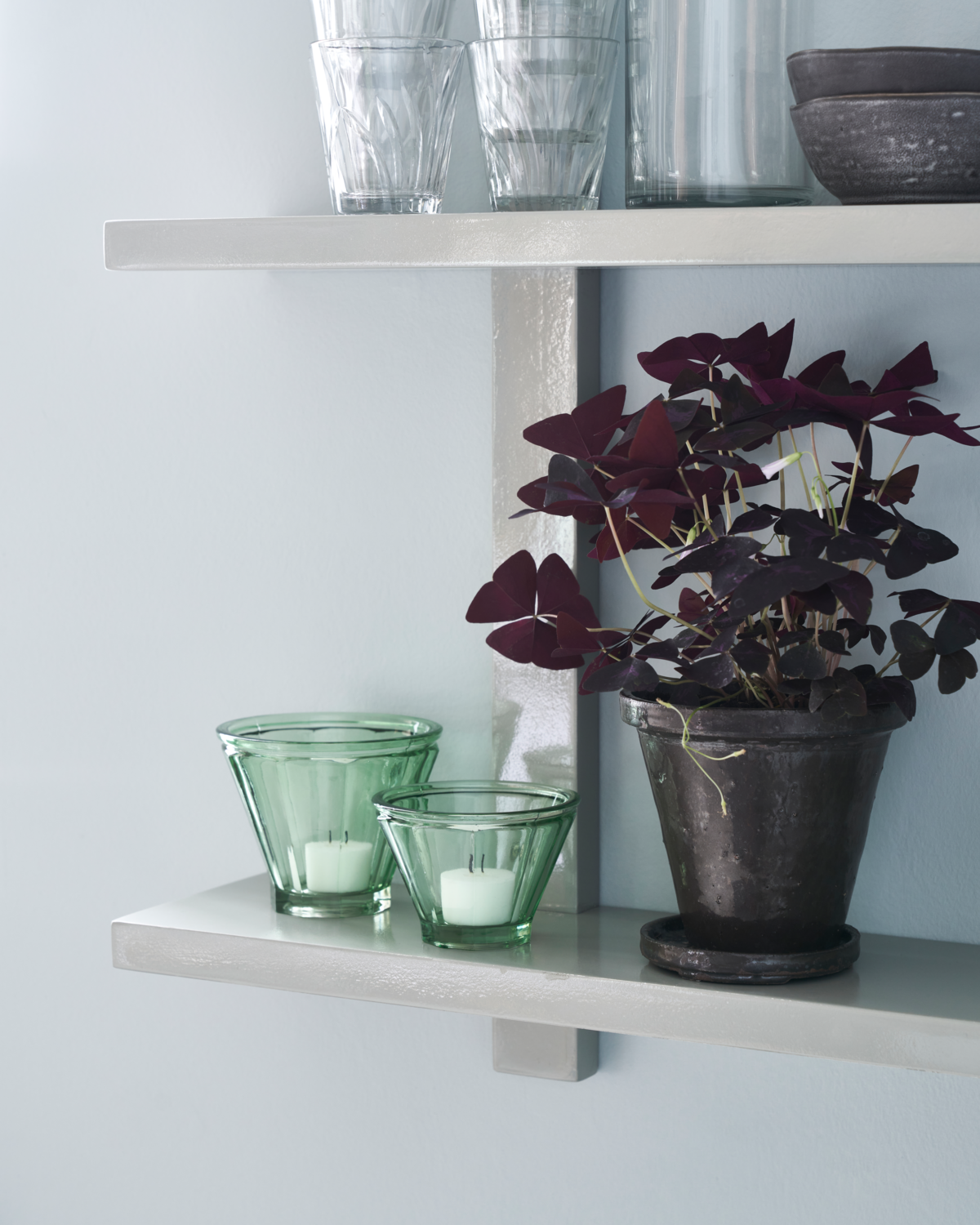 Small ealight holder 'Fren' - Green