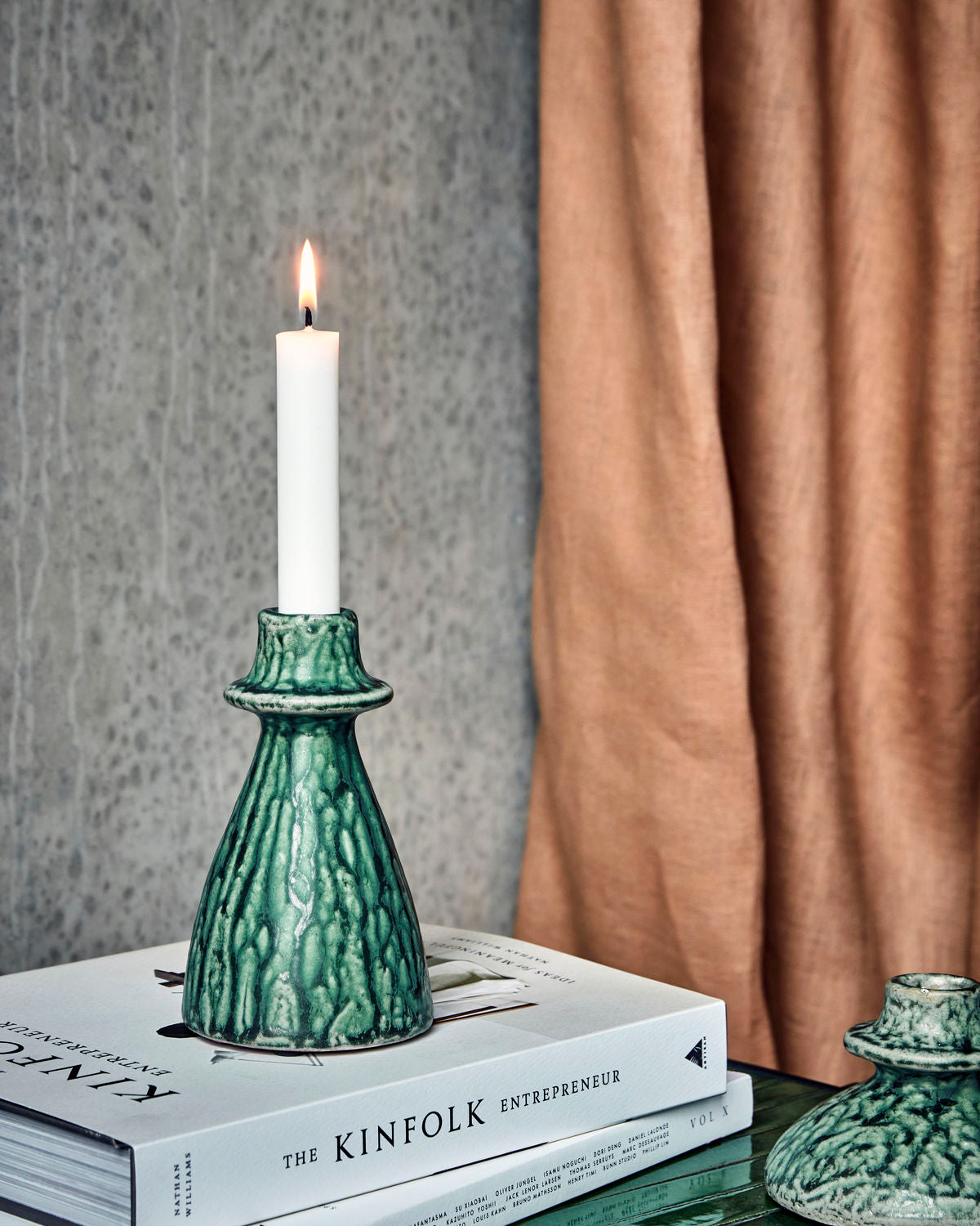 'Kulu' candle stand by House Doctor - medium