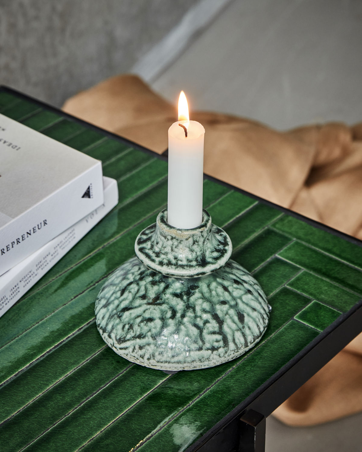 'Kulu' candle stand by House Doctor - small