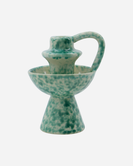 'Diva' candle holder by house Doctor - green
