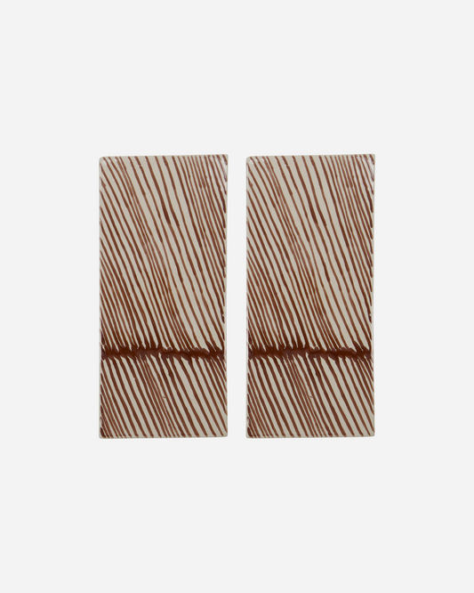 'Diva' serving board by House Doctor - rectangle - brown