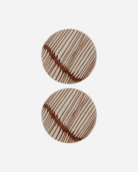 'Diva' serving board by House Doctor - round - brown