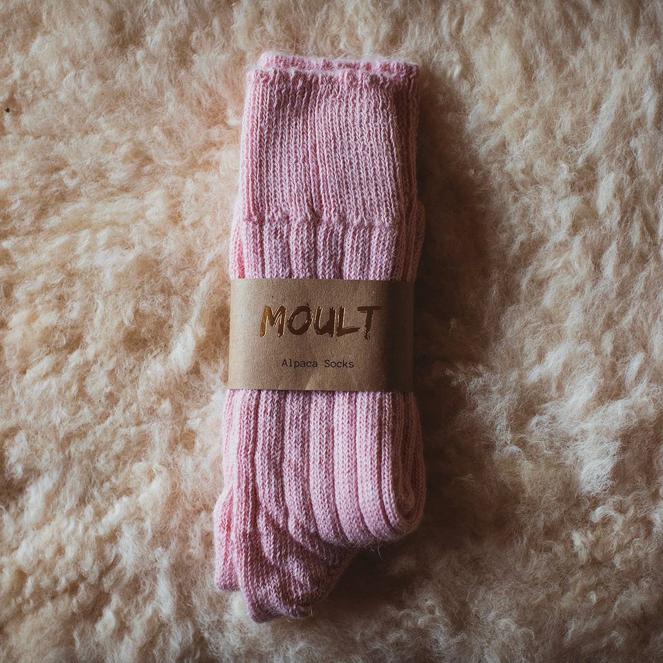 Alpaca Socks: Fawn / Small (UK4-7)