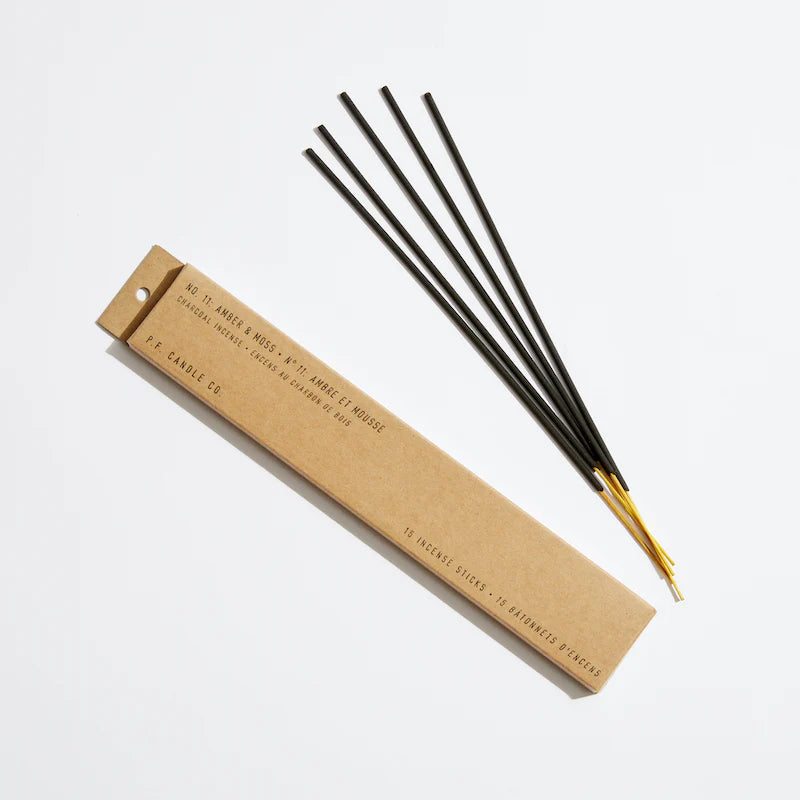 P.F. Candle Co. Amber and Moss - Incense Sticks