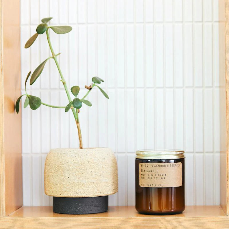 P.F Candle Co. Teakwood and Tobacco - 7.2oz Soy candle