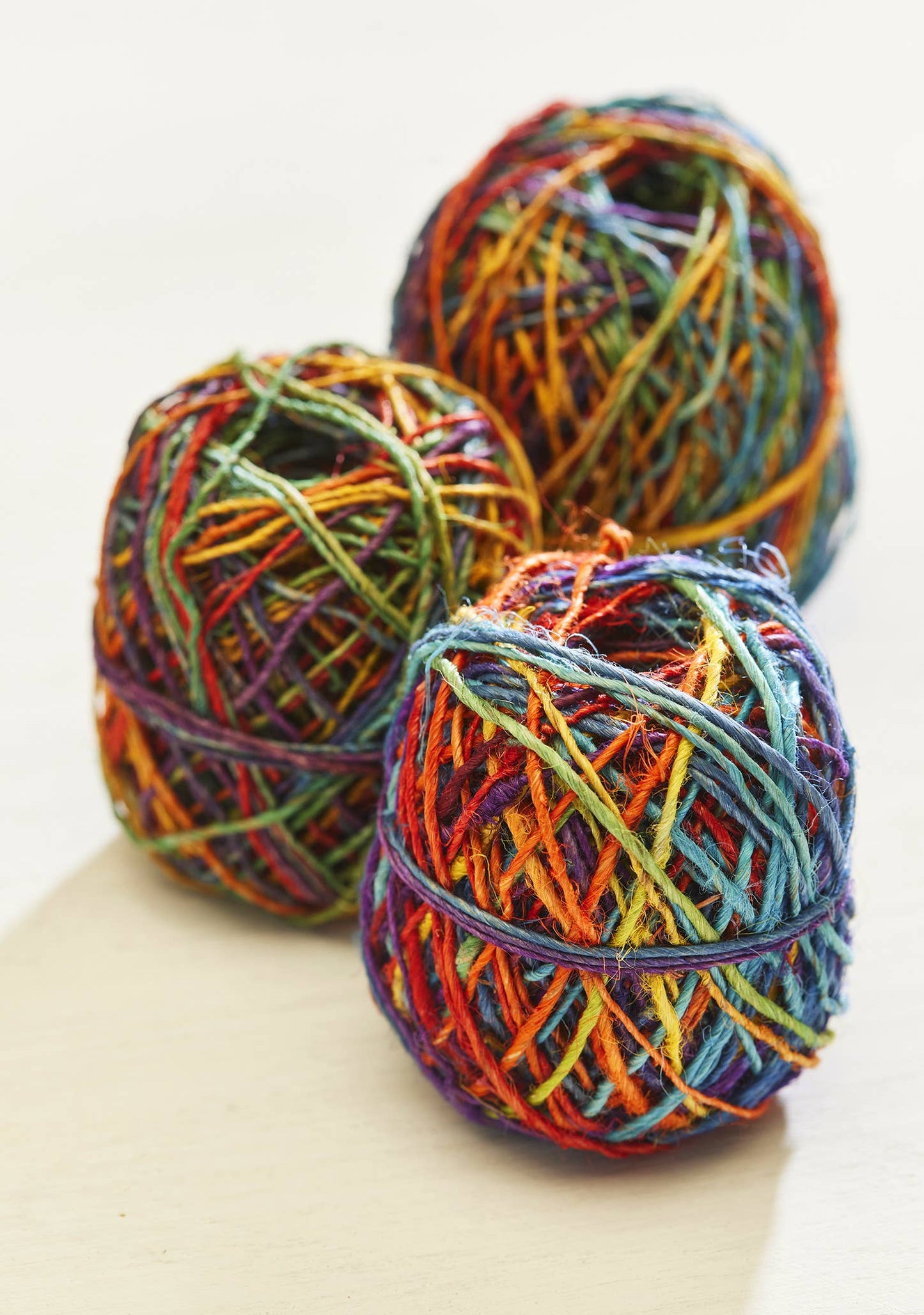 Rainbow Hemp Twine Yarn 20g