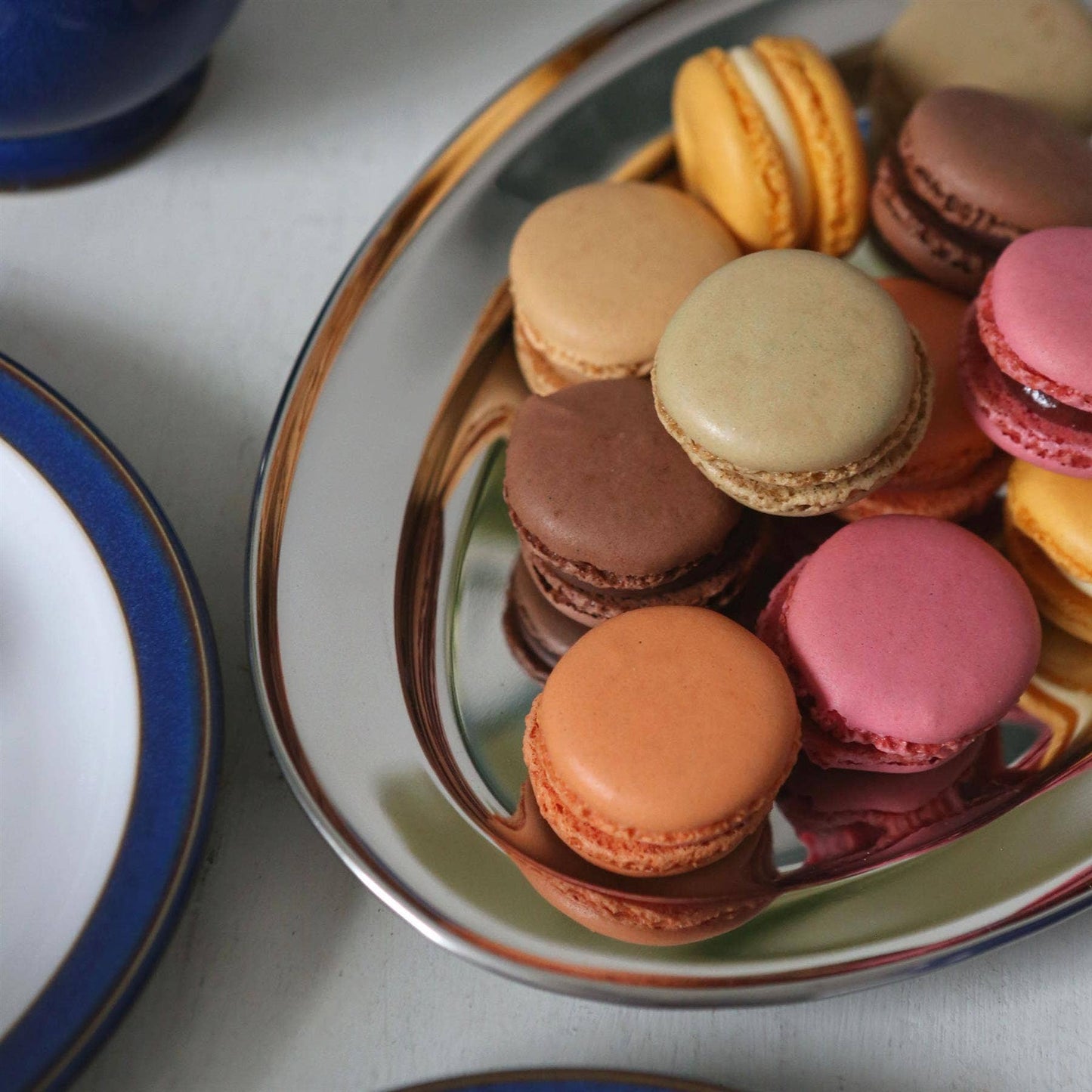 25cm x 17cm Oval Stainless Steel Serving Platter - By Argon Tableware