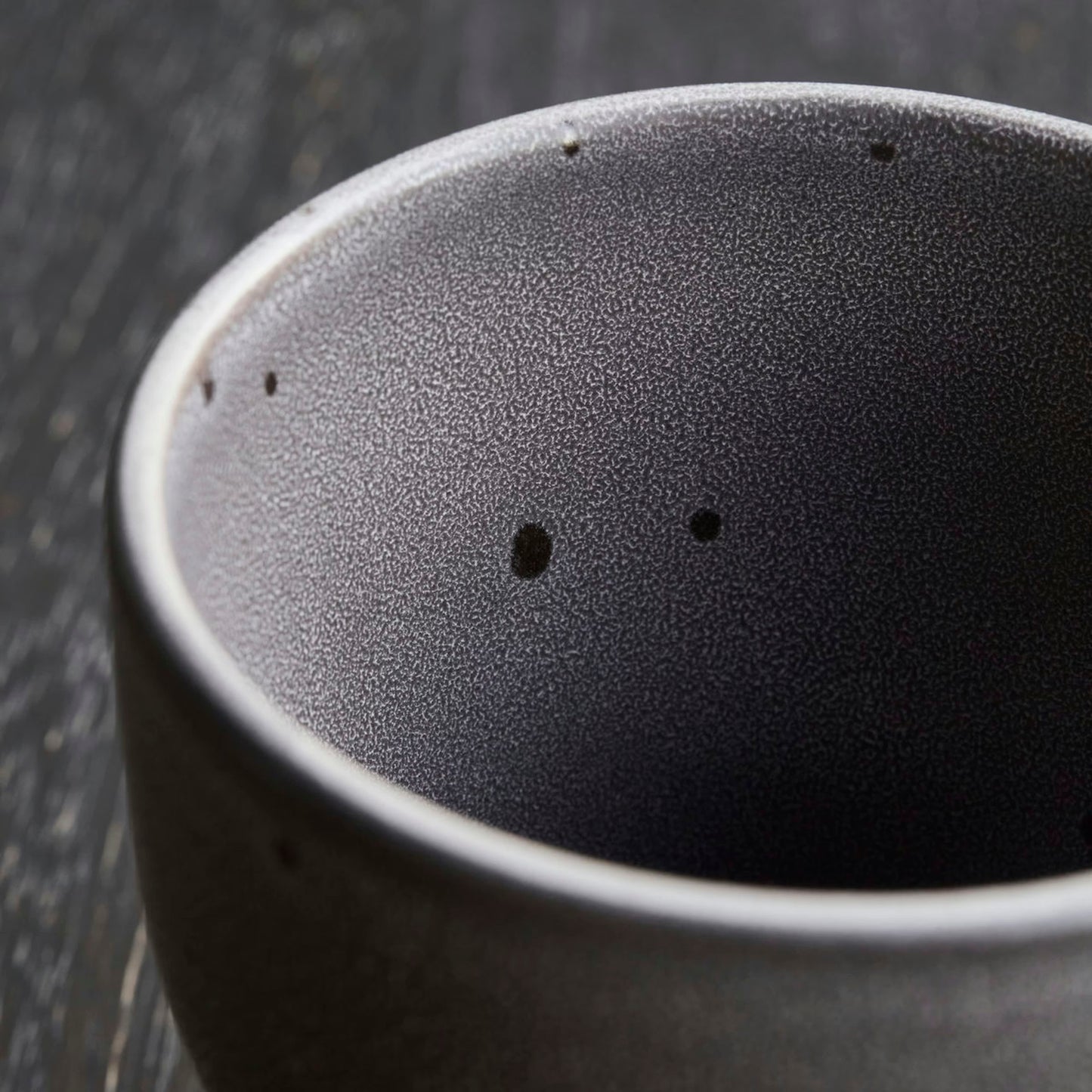 Short Thermo Mug 'Liss' by House Doctor - Brown / Dark Grey