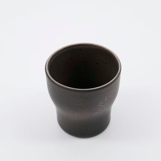 Short Thermo Mug 'Liss' by House Doctor - Brown / Dark Grey